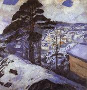 Edvard Munch The Winter oil painting artist
